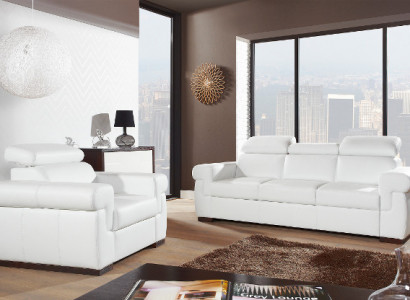 Sofa 3 Sitzer Design Sofas Polster Couchen 100% Leder Relax Moderne